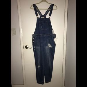 Forever 21 denim overalls